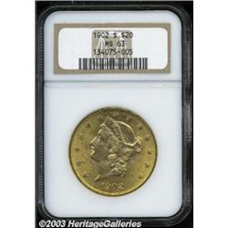 1902-S $20 MS63 NGC.