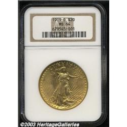 1909-D $20 MS64 NGC.