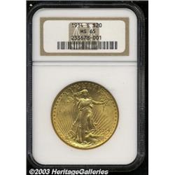 1914-S $20 MS65 NGC.