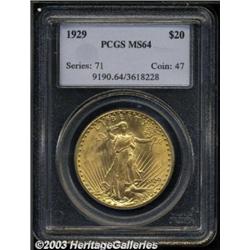1929 $20 MS64 PCGS.
