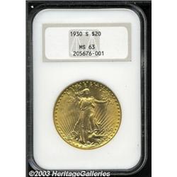 1930-S $20 MS63 NGC.