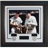 Image 1 : Babe Ruth Unsigned New York Yankees 16X20 Photo Engraved Signature Series Leather Framed W/Ted Willi