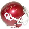 Image 1 : Billy Sims Signed Oklahoma Sooners Authentic Schutt Mini Helmet 78 Heisman