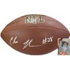 Image 1 : Chris Johnson Signed NFL Wilson Composite Football (New York Jets/Tennessee Titans)