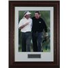 Image 1 : Fred Couples Unsigned 16X20 Leather Framed W/Mickelson