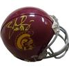 Image 1 : Rey Maualuga Signed USC Trojans Replica Mini Helmet