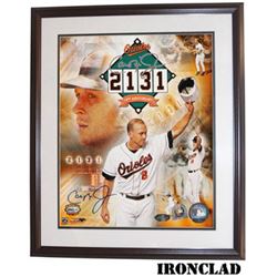 Cal Ripken, Jr. Signed Baltimore Orioles 2131 10Th Anniversary 8X10 Photo Custom Framed- MLB Hologra