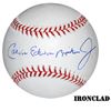 Image 1 : Cal Ripken, Jr. Signed Official Major League Baseball Full Name (Baltimore Orioles)