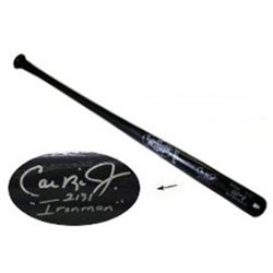 Cal Ripken, Jr. Signed Engraved Louisville Slugger P72 Model Bat IRONMAN & 2131 Consecutive Games