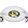 Image 1 : Blaine Gabbert Signed Missouri Tigers Logo Football W/ Aldon Smith