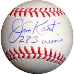 Jim Kaat Signed Official Major League Baseball 283 Wins (Senators/Twins/Yankees/Cardinals)