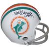 Image 1 : Paul Warfield Signed Miami Dolphins Riddell 2Bar Throwback Mini Helmet HOF 83