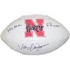 Image 1 : Vince Ferragamo Signed Nebraska Cornhuskers Logo Football Husker Power