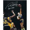 Image 1 : Rick Barry Signed Golden State Warriors 16X20 Photo HOF 1987 (Hookshot)