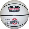 Image 1 : Deshaun Thomas Signed Ohio State Buckeyes Rawlings Logo Basketball 3 Times Big Ten Champs (Black Sig