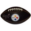 Image 1 : Dermontti Dawson Signed Pittsburgh Steelers Black Logo Football HOF 12