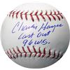 Image 1 : Charlie Hayes Signed Official Major League Baseball Last Out 96 WS (New York Yankees)