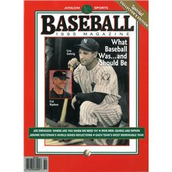 Cal Ripken, Jr (Orioles) & Lou Gehrig (Yankees) Unsigned Athlon Sports 1995 MLB Baseball Special Col