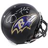 Image 1 : Joe Flacco Signed Baltimore Ravens Full Size Riddell Proline Helmet (SB MVP)