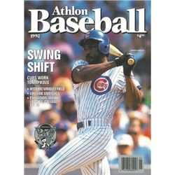 Andre Dawson Unsigned Chicago Cubs Athlon Sports 1992 MLB Baseball Preview Magazine