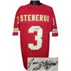 Image 1 : Jan Stenerud Signed Kansas City Chiefs Red TB Prostyle Jersey HOF 91- JSA Hologram