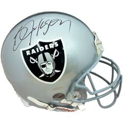 Bo Jackson Signed Oakland Raiders Full Size Riddell Replica Helmet- Steiner Hologram