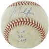 Image 1 : Marlon Byrd Signed Astros At Cubs 4-18-2010 Game Used Baseball W/ "3-5, 2B, 2 RBI" Insc. (MLB Auth)