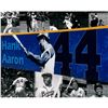 Image 1 : Hank Aaron Career Collage 16X20 Photo Uns