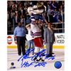 Glenn Anderson Holding Stanley Cup 8X10 Photograph W/ HOF 2008 Insc.