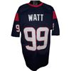 Image 1 : JJ Watt Houston Texans Unsigned Navy Prostyle Jersey XL