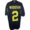 Image 1 : Charles Woodson Michigan Wolverines Unsigned Navy TB Custom Jersey XL
