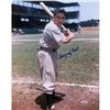 Image 1 : Larry “Yogi” Berra Batting Pose By Foul Line Signed 11X14 Vertical Photo