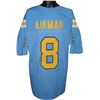 Image 1 : Troy Aikman UCLA Bruins Unsigned Blue TB Custom Jersey XL