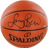 Image 1 : Larry Bird Signed I/O Basketball (Signed In Black)