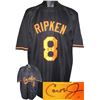 Image 1 : Cal Ripken, Jr. Signed Baltimore Orioles Black Pro Style Jersey- JSA Hologram