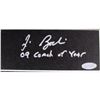 Image 1 : Jim Boeheim Autographed Chit W/ "09 Coach Of Year" Insc.