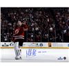 Image 1 : Martin Brodeur Signed Waving To Fans 16X20 Photo W/ "691 Wins" Insc