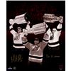 Image 1 : Martin Brodeur Signed 3 Stanley Cup 20X24 Photo Collage W/ "3X SC Champ" Insc