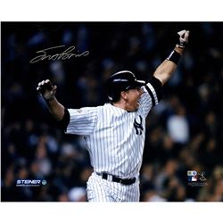 Scott Brosius Signed 2001 World Series Home Run 16X20 Photo (MLB Auth)