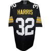Image 1 : Franco Harris Pittsburgh Steelers Unsigned Black TB Prostyle Jersey XL