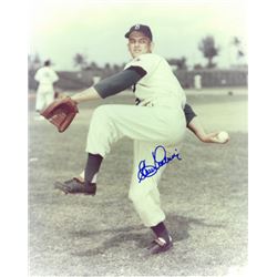 Clem Labine Signed Brooklyn Dodgers 8X10 Photo (Deceased-Pitching)