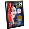 Image 1 : AJ Burnett Yankees 4X6 Dirt Plaque