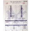 Image 1 : Melky Cabrera Yankees 5-23-2009 Replica Line Up Card
