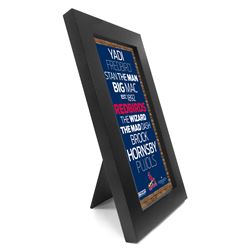 St. Louis Cardinals Desktop/Wall Hangable Subway Sign 4X8 Framed Photo