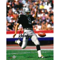 Ray Guy Signed Oakland Raiders 8X10 Photo (HOF 2014)