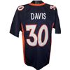 Image 1 : Terrell Davis Denver Broncos Unsigned Navy Prostyle Jersey XL
