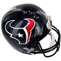 Jadeveon Clowney Signed Houston Texans Replica Helmet W/ "'14 #1 Pick" Inscription