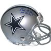 Image 1 : Bob Lilly Signed Dallas Cowboys Riddell Mini Helmet Mr. Cowboy