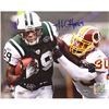 Jerricho Cotchery Stiff Arm Vs Redskins Horizontal 8X10 Photo