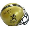 Image 1 : Pat Sullivan Signed Heisman Gold Logo Replica Mini Helmet '71 H (Auburn Tigers)
